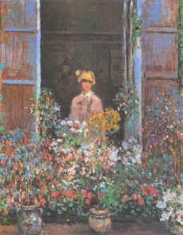 Claude Monet Camille at the Window oil painting picture